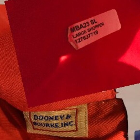 Dooney & Bourke Marine Blue Croc Embossed Leather Satchel - Picture 16 of 16